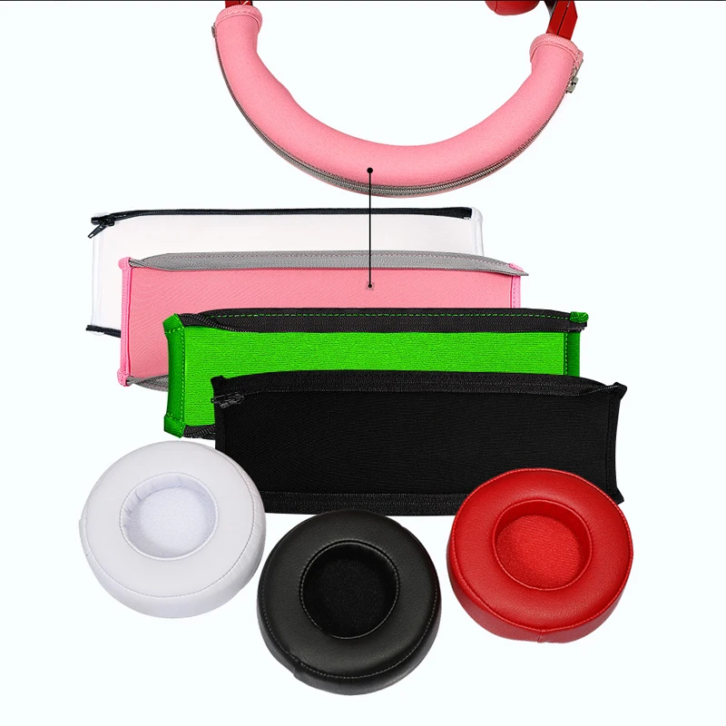 2 Paia Di Cuscinetti Auricolari Di Ricambio Copri Cuscini Per Monster Beats Di Dr Dre Pro / Detox Cuffie 90Mm