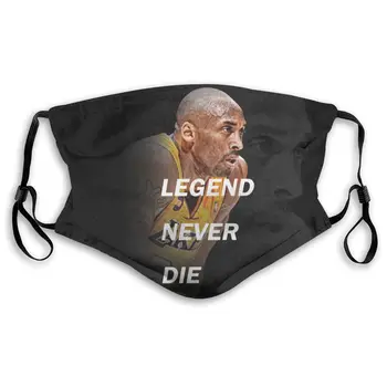 

Legend Never Die Kobe Reusable Dust Face Mask Bandana with Filter Breathable Safety Dust Mask