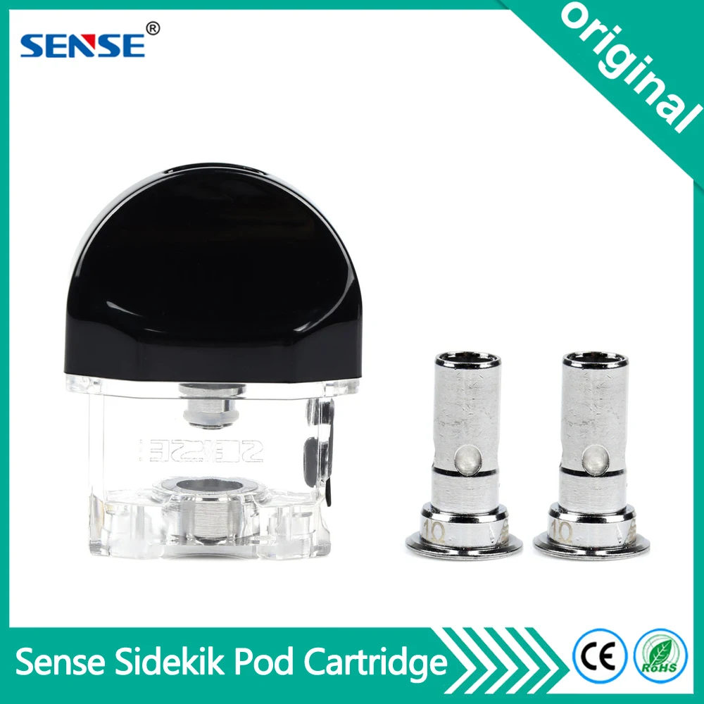 1 шт. оригинальный Запасной картридж для электронной сигареты Sense Sidekik емкостью 2