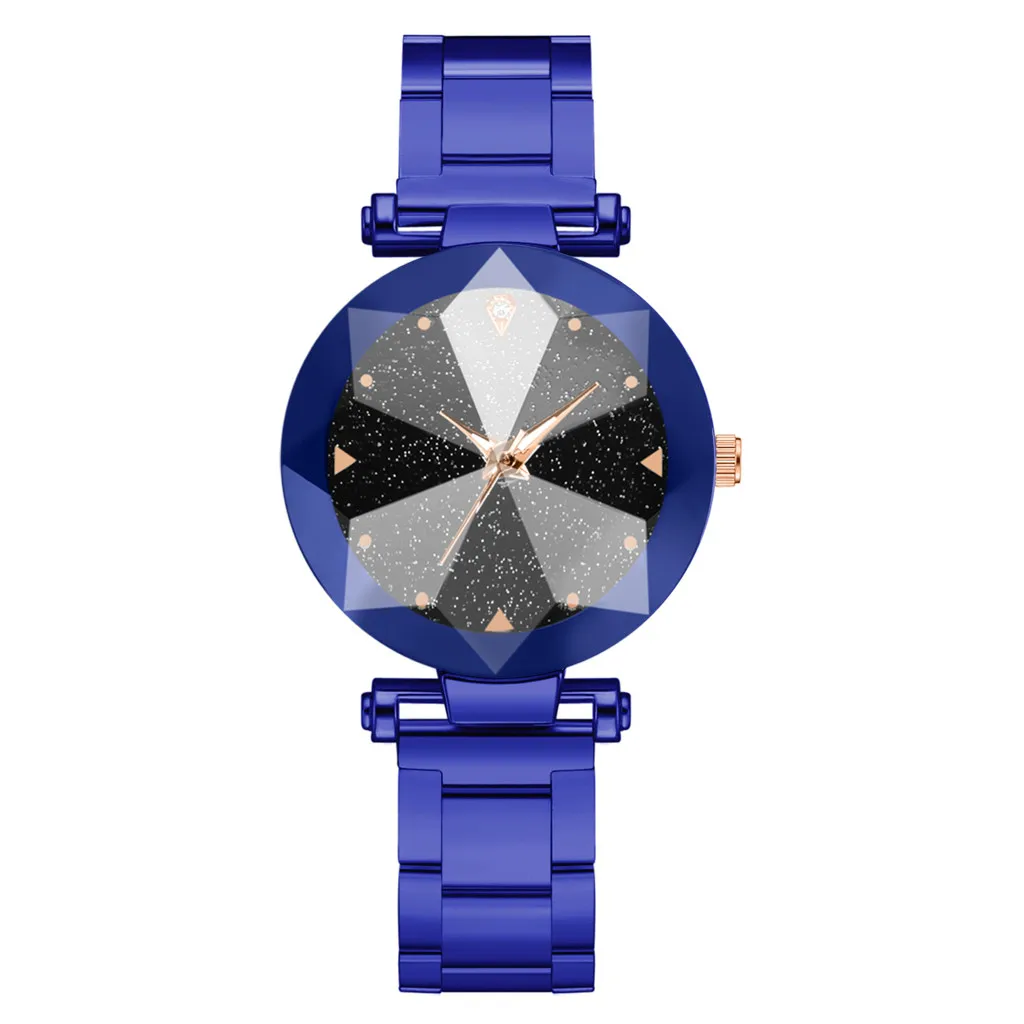 G Luxury Ladies Watch Starry Sky Stainless Steel Bracelet Watches For Women Crystal Analog Quartz Wristwatches Sports Dress Clock - Цвет: G