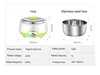 DMWD Mini Electric Yogurt Maker Automatic Yoghourt Machine Leben Natto Rice Wine Fermenter 1L Stainless Steel Liner Container EU 6