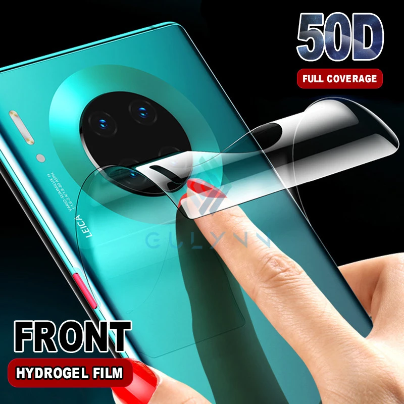 Защитная пленка 50D для Huawei P30 Lite Mate 30 20 Pro мягкая Гидрогелевая P20 Nova 3i 4E 5t 5i 6 |