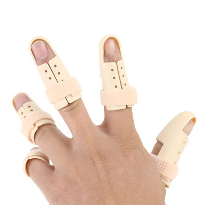 1/2/5pcs Finger Splint Brace Adjustable Finger Support Protector