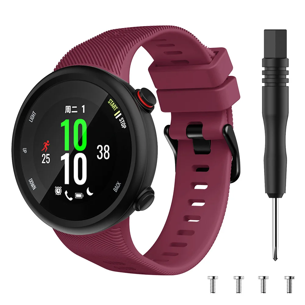 Vibrant Silicone Wristband Strap - Fashionable Replacement Watch Accessory