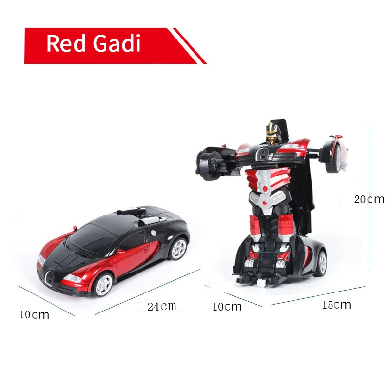 RC 2,4 ГГц Трансформационные роботы спортивные модели столкновения деформации классический автомобиль роботы игрушки детские подарки