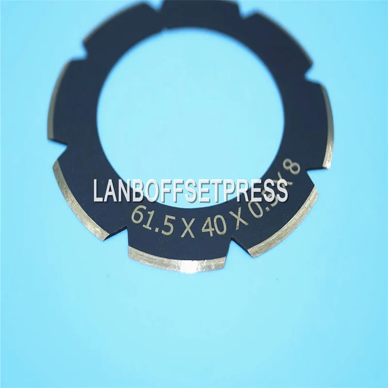 LANBOFFSETPRESS ПТО лезвие 8Vtooth складной machine50 210 400 61,5x40x0,5 мм запчасти высокого качества