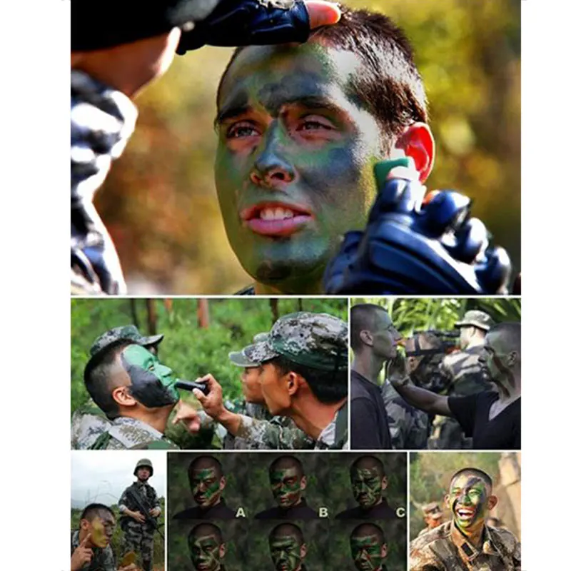 Наружная масляная краска для тела CS камуфляжная легко моется искусственная