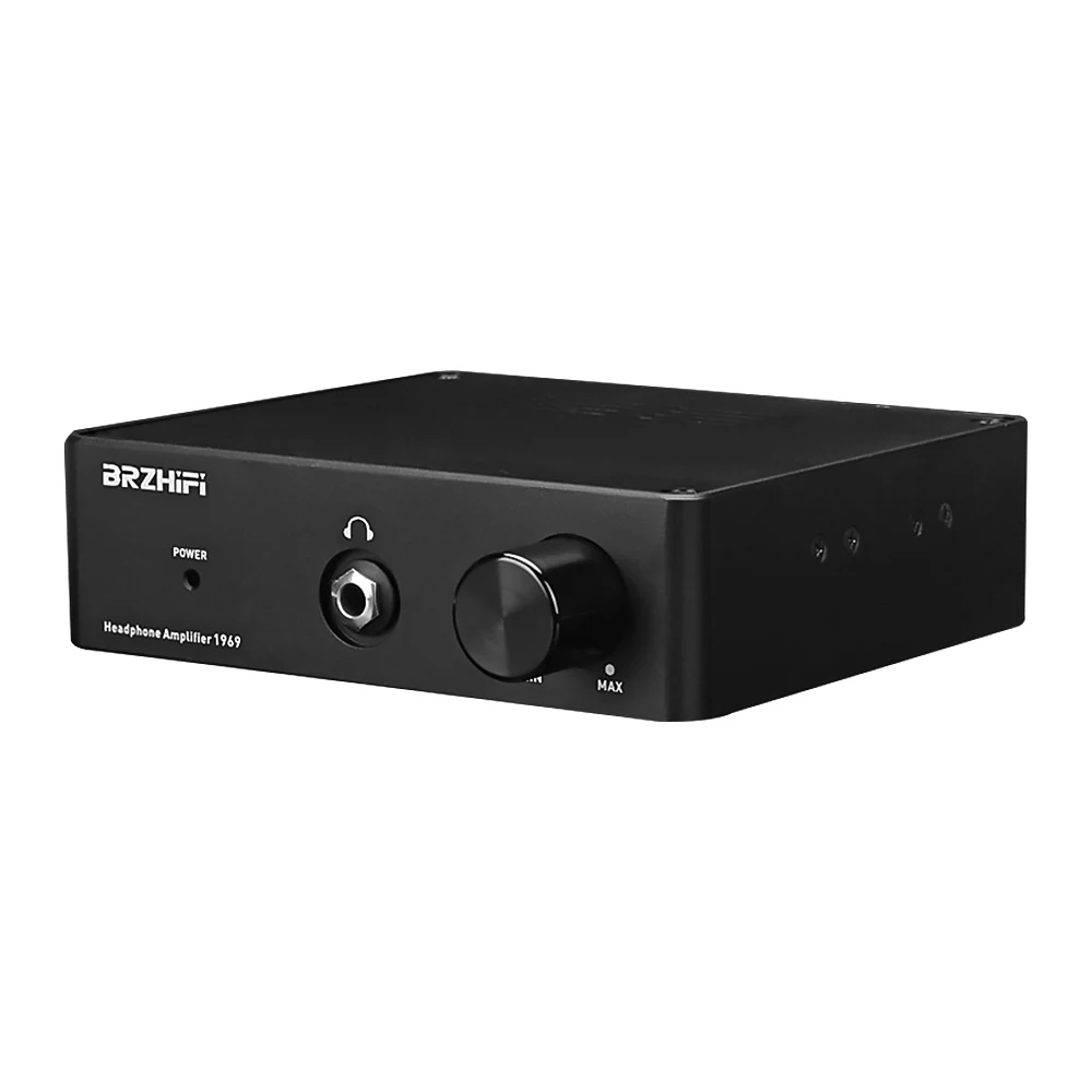 BRZHIFI 1969 Headphone Amplifier Pure Class A Headphone Amp HIFI Fever Desktop Earphone Power Amplifier For DIY Home Audio