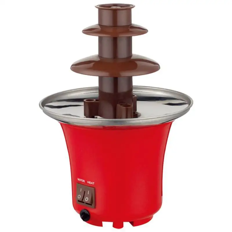 HCS Mini Three-layer Removable Chocolate Mixer Chocolate Fountain Cf-17 Candy Melting Pot Para Derretir El