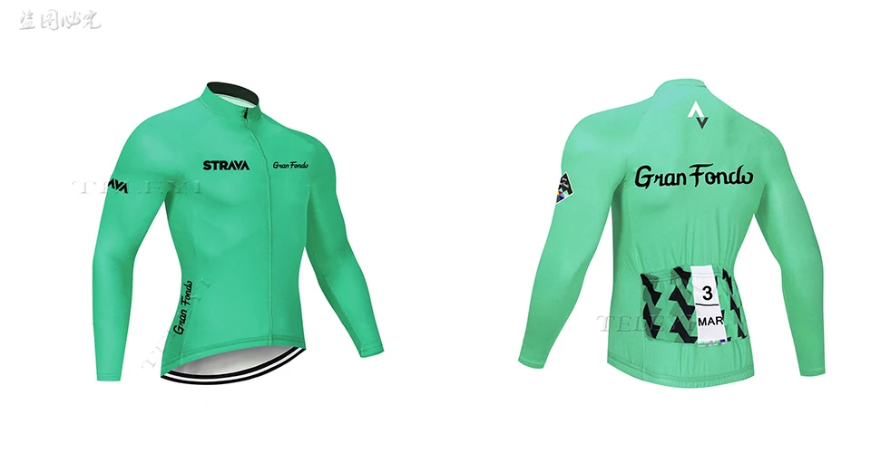 Strava весна и осень с длинным рукавом спортивная одежда гоночный велосипед Горный Pro команда Велоспорт Джерси Ropa ciclismo Hombre Uniformes