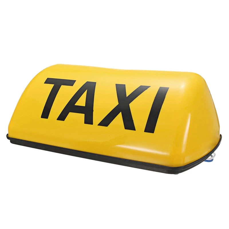 12 В водонепроницаемый верхний знак Магнитный счетчик лампа в кабину светильник светодиодный Такси сигнальная лампа - Цвет: Yellow