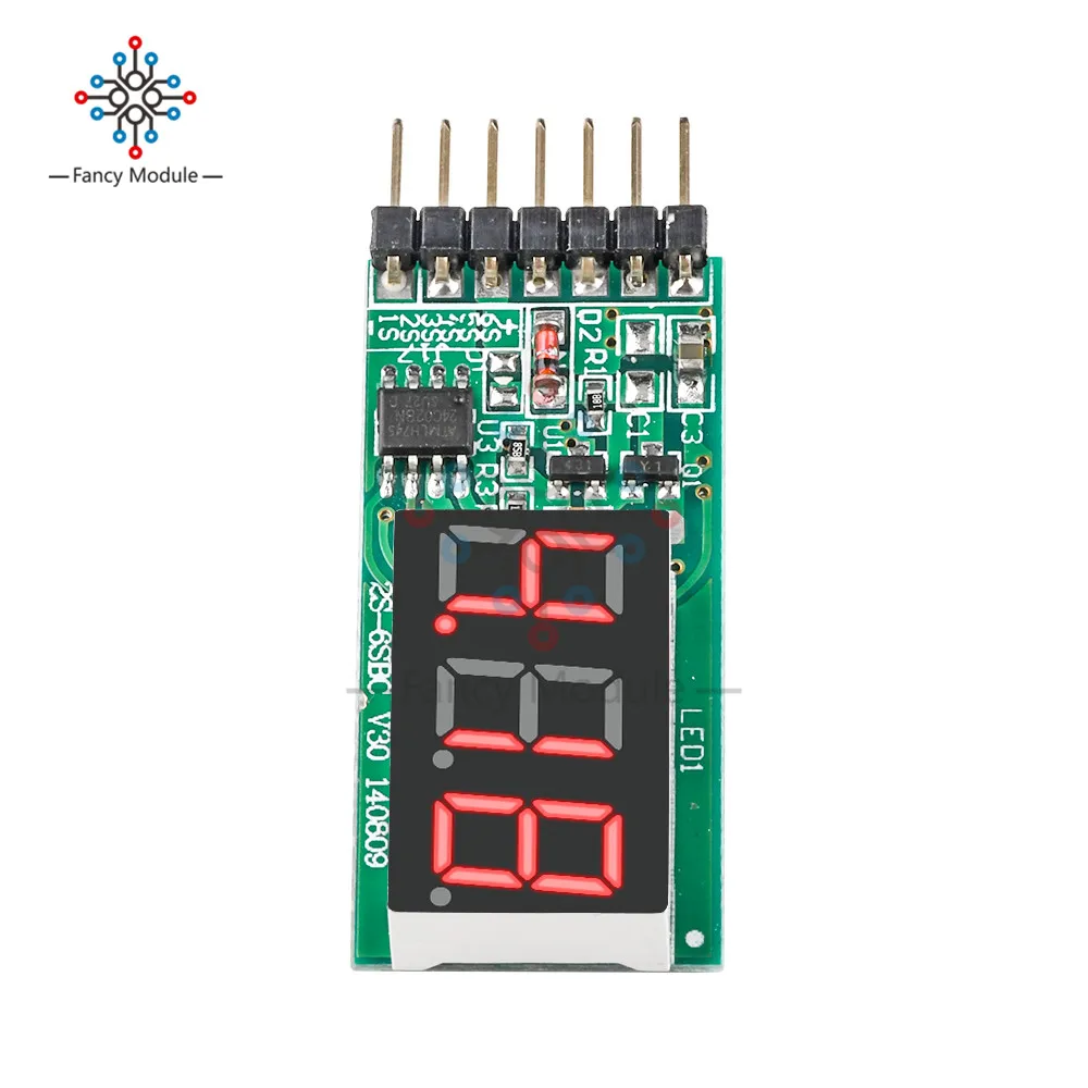 Dcolor 2S-6S 2-6S RC Batterie Lipo Basse Tension Alarm Indicator Compteur Verificateur Testeur Test 