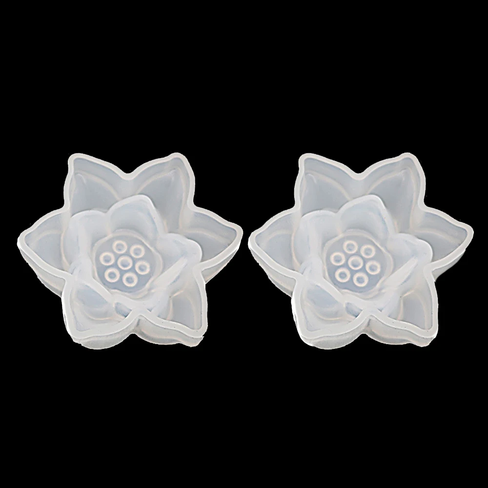 

New 3D Large Lotus Flower Jewelry Making Epoxy Resin Molds Resin Casting Craft Tool Jewelry Making Pot Mold