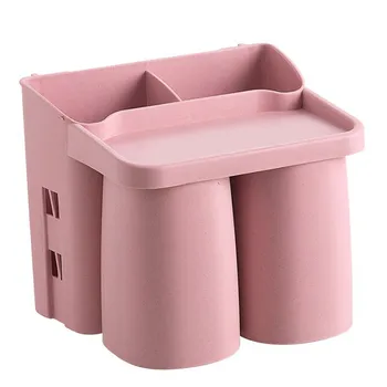 

Newest Toothbrush Holder Bathroom Toothpaste Storage Organizer for Toothbrushes Shelf Magnetic Adsorption