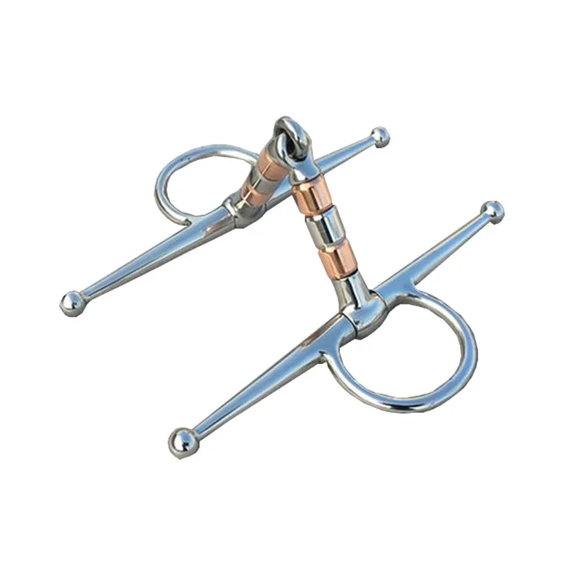 stainless-steel-horse-bit-13cm-mouthpiece-copper-roller-full-cheek-bits