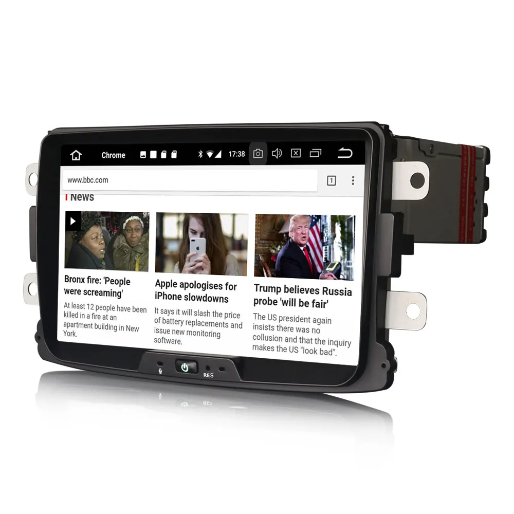 Sale Erisin ES4829D 8 inch car radio android 9.0 2G RAM PX30 DAB OBD WIFI 3G for Renault Dacia Duster Logan Sandero Dokker Lodgy 4