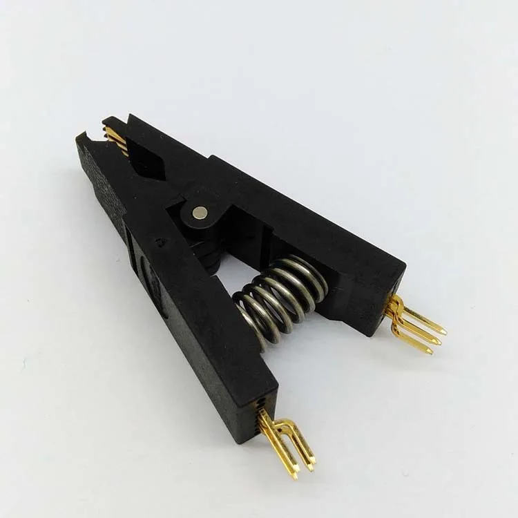 Изогнутый оригинальный тестовый зажим BIOS SOP8 SOIC8 штыревой шаг 1 27 мм универсальный