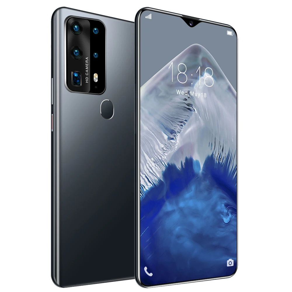 Newest P40Plus Smartphone 6.8inch Snapdragon 855 8GB RAM 256GB ROM Face ID Octa Core 4 Camera Mobile Phones Global Version