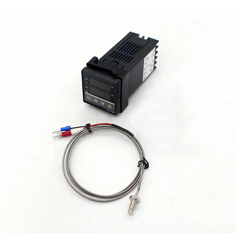 Цифровой PID контроллер температуры ManHua MEX-C100 REX C100 термостат+ 40DA SSR реле+ K термопара 1 м Зонд RKC