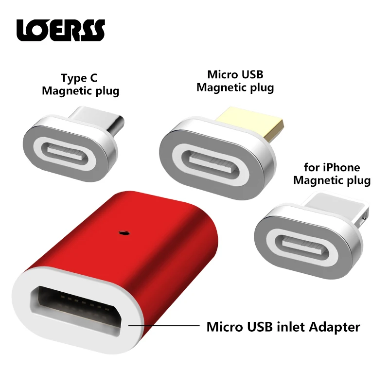 Micro USB Магнитные адаптеры для type C Microusb конвертер для iPhone Xiaomi samsung huawei телефон зарядный кабель Разъем