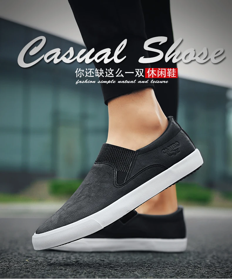 CARTELO/Модные дышащие повседневные мужские туфли в Корейском стиле; удобные мужские туфли без застежки; zapatillas hombre
