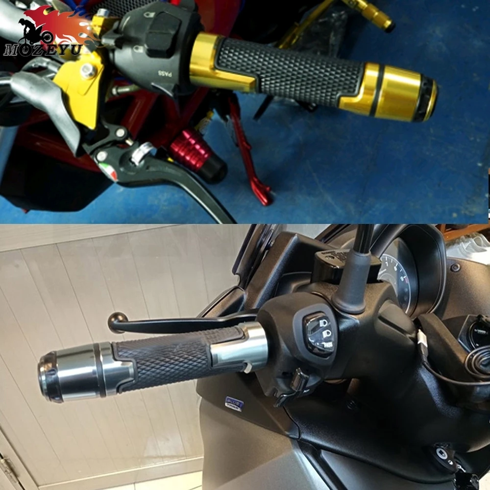 Для HONDA CB300F 7/8 ''22 мм CNC алюминиевые+ пластиковые универсальные ручки для мотоцикла cb300 рукоятка и концы руля ручка CB CB300F