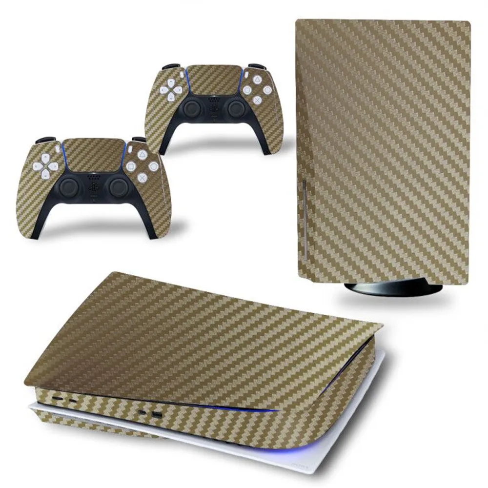 Decal Skin for PS5 Digital, Whole Body Vinyl Sticker Cover for Playstation 5  Console and Controller(PS5 Digital Edition, Golden) 