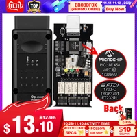 Автомобильный диагностический прибор OPCOM V1.65 V1.78 V1.99, с PIC18F458 FTDI OBD2, CAN-шина V1.7, с возможностью обновления - изображение