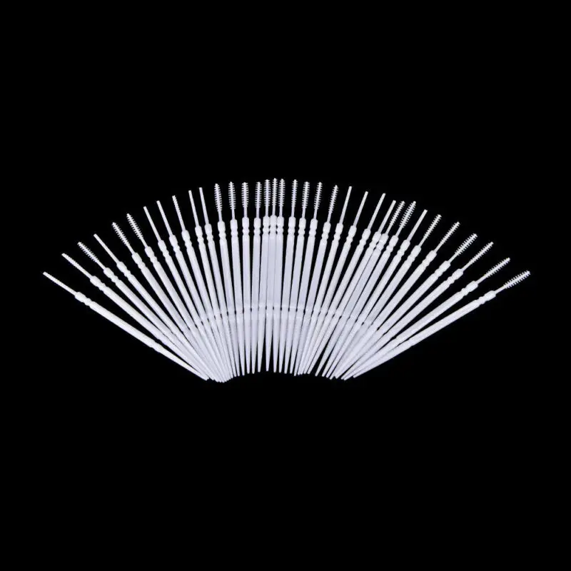 1100pcs/box white plastic double-ended toothpicks interdental brushing toothpick plastic hygiene toothpicks toothpick set toothpicks set