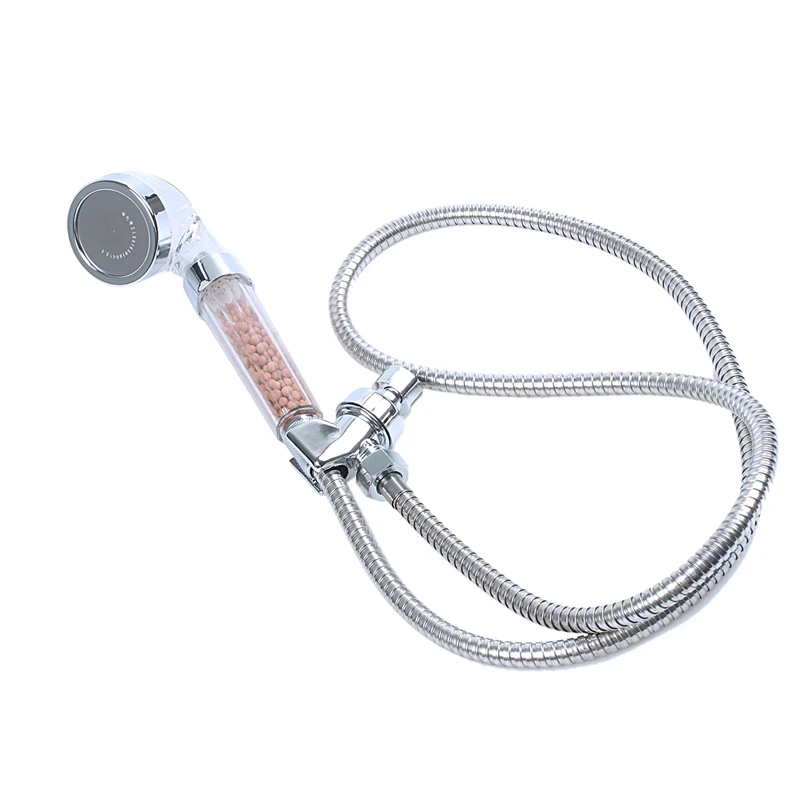 

Ionic Shower Head With Replacement Hose And Holder,High Pressure & Water Saving Showerhead For Best Shower Experience,Anion Ener