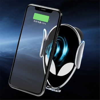 

Automatic Clamping 15w Car Wireless Charger fast 10w For iPhone X LG etc Infrared Induction Qi Wireless Charger Car Phone Holder