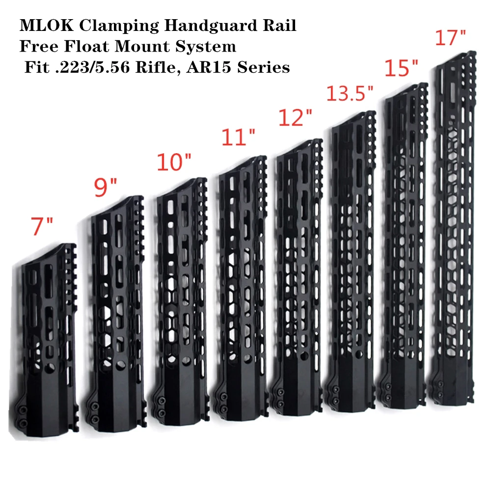 AR15 MLOK Mlok зажим Hanguard Rail Free Float система крепления Пикатинни подходит для винтовки