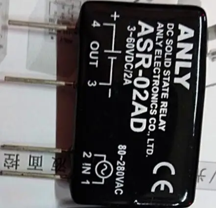 

Original ASR-04DA new ANLY Anliang ASR-02DA solid state relay small solid state relay