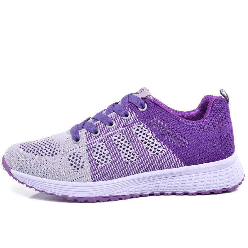 1721purple ZHENZU/женская спортивная обувь; женские брендовые кроссовки; женская обувь для бега; дышащая нескользящая обувь; светильник на плоской подошве - Цвет: 1721purple