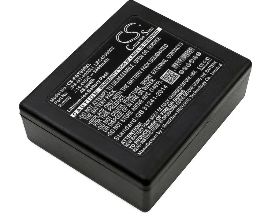 Cameron sino 3400 мА/ч, батарея для BROTHER P touch P 950 NW RuggedJet RJ 4030 PA-BB-001 PA-BB-002 PT-D800W PT-E800T/TK TD-2120N