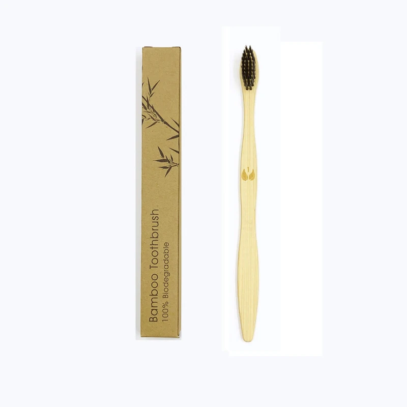 1 pcs toothbrush Зубная щетка для путешествий с нулевым содержанием отходов, Экологически чистая зубная щетка с щетиной, натуральная биоразлагаемая бамбуковая зубная щетка es - Цвет: 1 pcs toothbrush