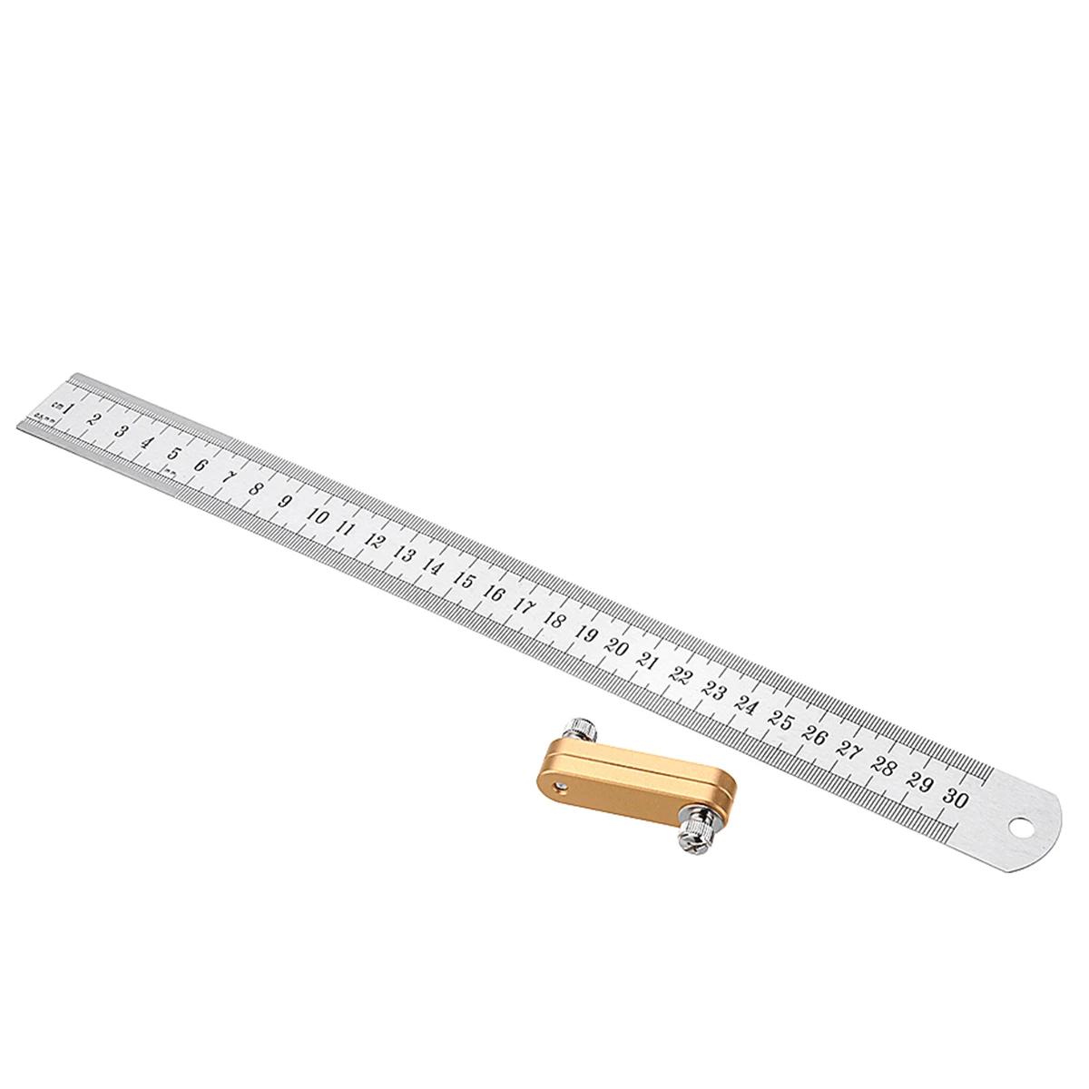 ZEAST 30 см/12 дюймов параллельная линия писец линейка точность маркировки позиционирования измерительные инструменты алюминиевый сплав+ нержавеющая сталь