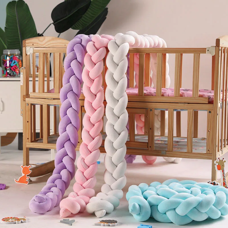 Мягкие Бамперы для кроватки 2 m3m 4M 3 Knot боковая оплетка новорожденных защитные