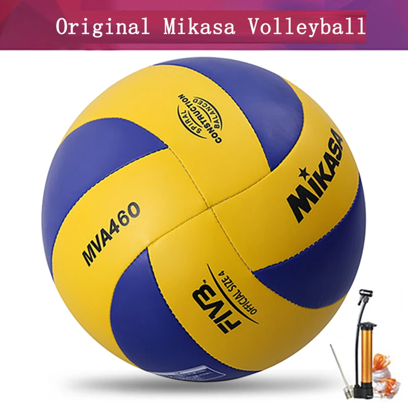 Original Volleyball MVA360 MVA460 Size 5 Size4 PU Fabric Professional