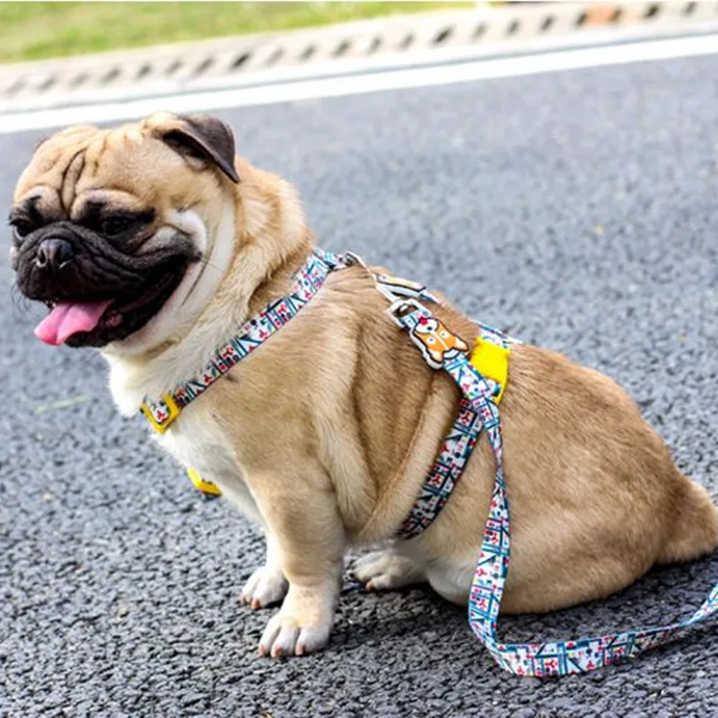 Pet Dog Soft Chest Vest Harness Pet Sport Haulage Rope Pets Dog Outdoor Chest Vest Harness Reflective Dogs Harness Stability
