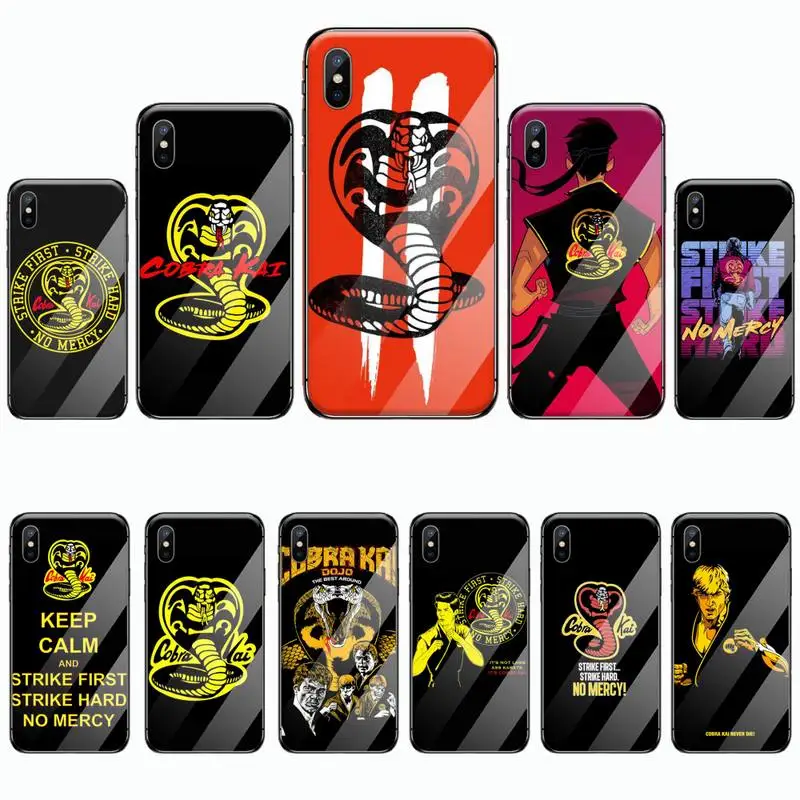 Чехол для телефона Cobra Kai Season 2 закаленное стекло iphone 5C 6 6S 7 8 plus X XS XR 11 PRO MAX|Бамперы| |