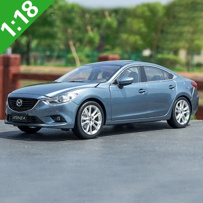 1/18 MAZDA 6 ATENZA литая под давлением металлическая модель автомобиля, игрушки для детей, рождественские подарки, оригинальная Заводская коллекция автомобильных игрушек - Цвет: Синий
