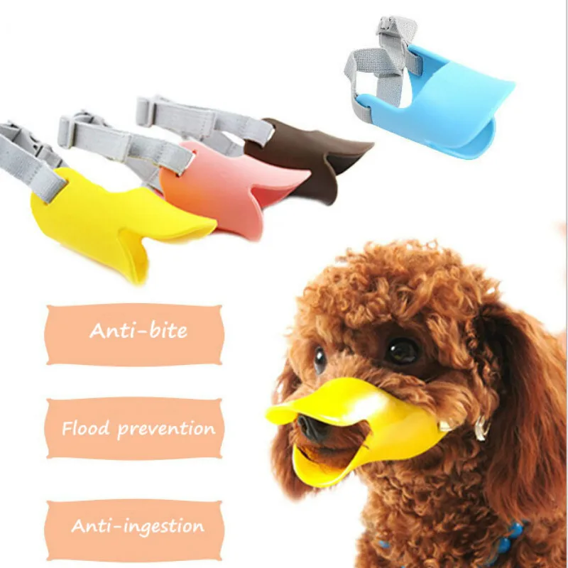 

Duck Mouth Pet Mouth Set Teddy Dog Mouth Cover Anti-dog Shit Breathable Anti-bite Stop Mask for Small Dogs Pet Blue Green