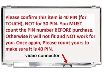 

INSPIRON 15 With Touch for 5551 5552 5555 5558 5559 Dell PN JJ45K New Replacement LCD Screen for Laptop LED HD Glossy