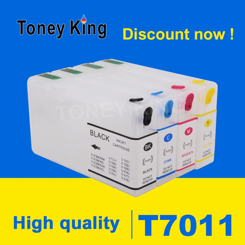 Toney universal (король набор чернил для заправки картриджа T7011 T7012 T7013 T7014 Epson рабочей