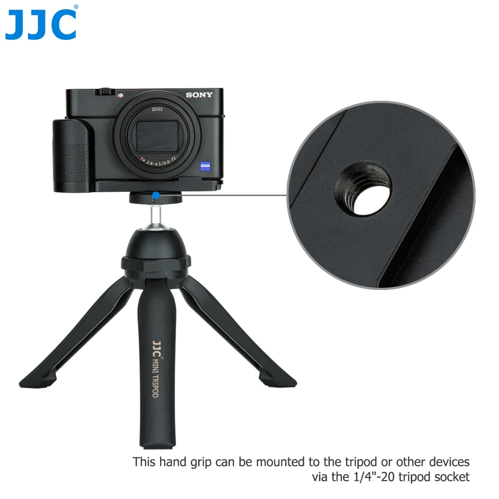 JJC камера противоскользящая рукоятка для Sony RX100 VI VA V IV III II камеры Quick Release L