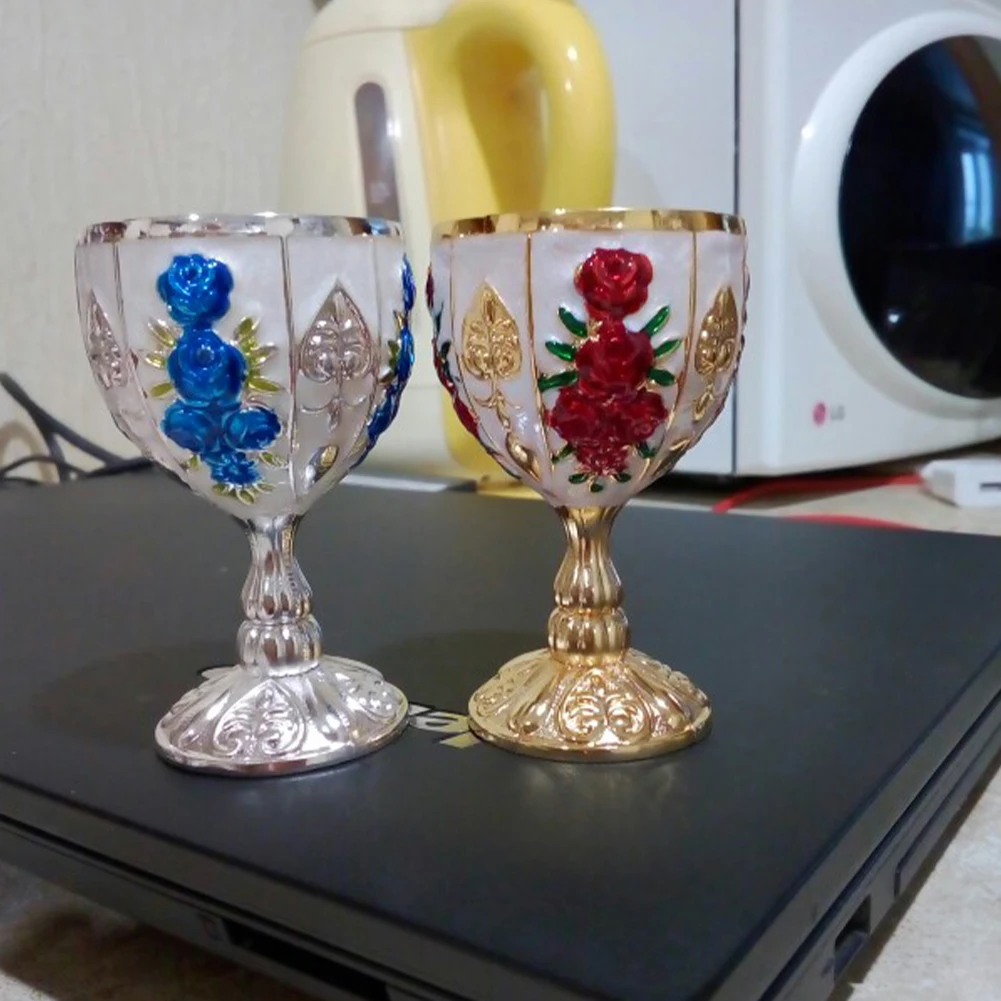 30 ml metallvinglas retro porslinsbägare vintage europeisk stil sprit vodka champagneglas för bar heminredning_voghion.com