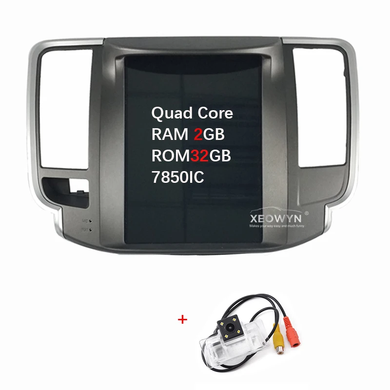 gps cam Android 6,0 RAM2GB Тесла стиль Quad core Android 1024*600 9,7 inch Автомобильный gps навигации для Nissan teana J32 2008-2012 - Цвет: gps cam