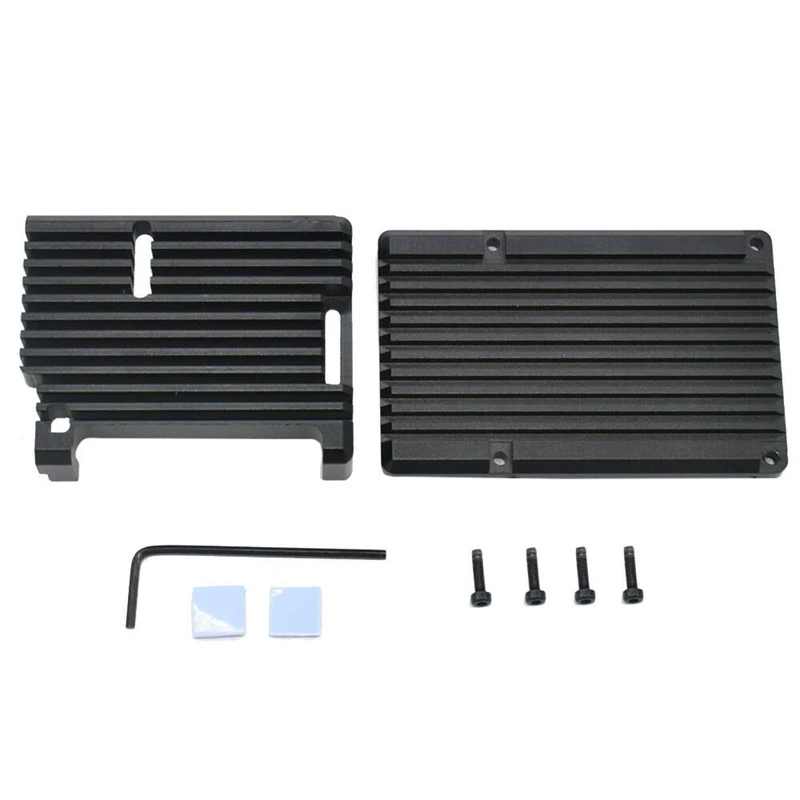 Для Raspberry Pi 4B новейший чехол из алюминиевого сплава с ЧПУ корпус охлаждающим