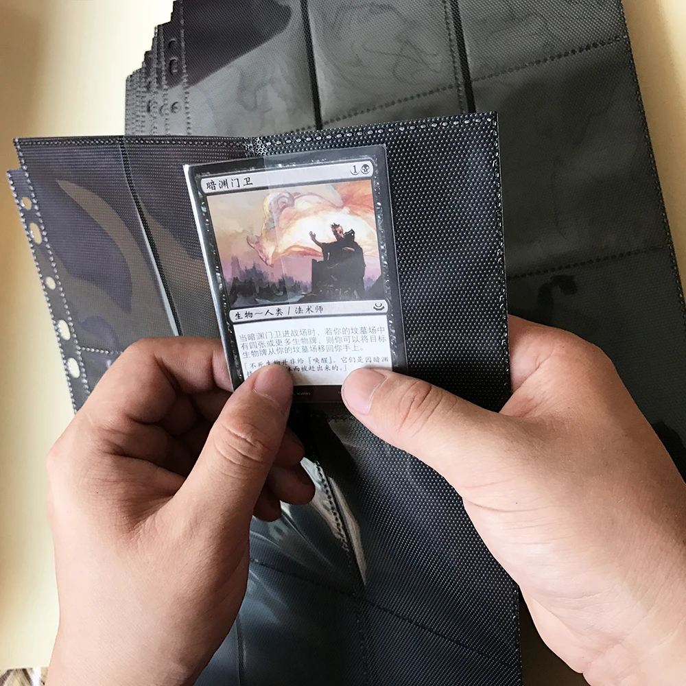 30 страниц/партия карточки для настольных игр 18 карманов|trading card protector|card protectorpocket